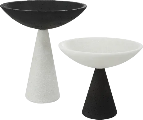 Olivedale Black Bowl, Set of 2