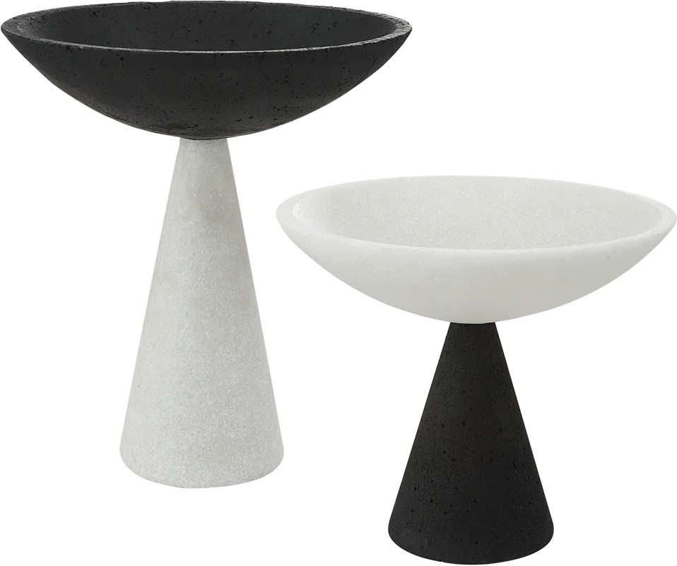 Olivedale Black Bowl, Set of 2