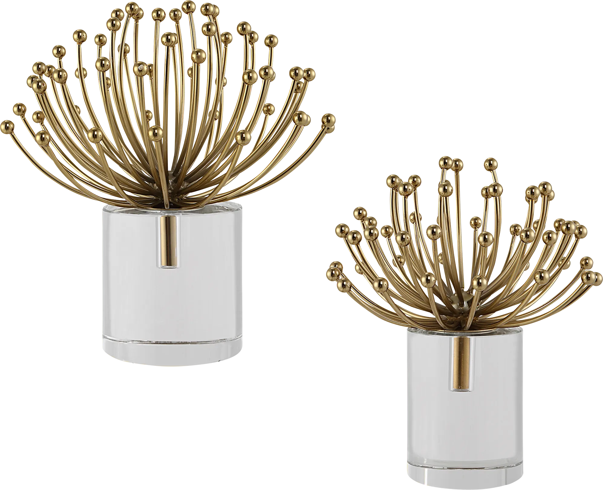 Pembrocke Gold Sculpture, Set of 2 - Thumbnail - Image 1