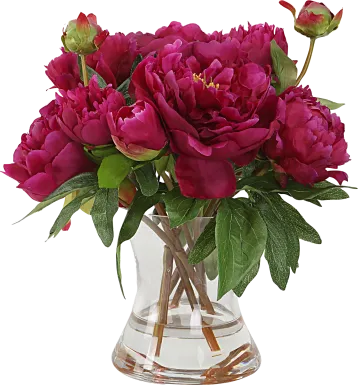 Baratara Pink Faux Peony