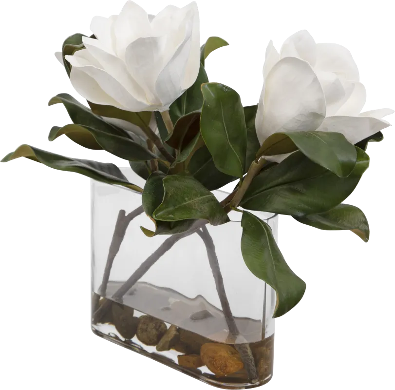 Garrity White Faux Magnolia