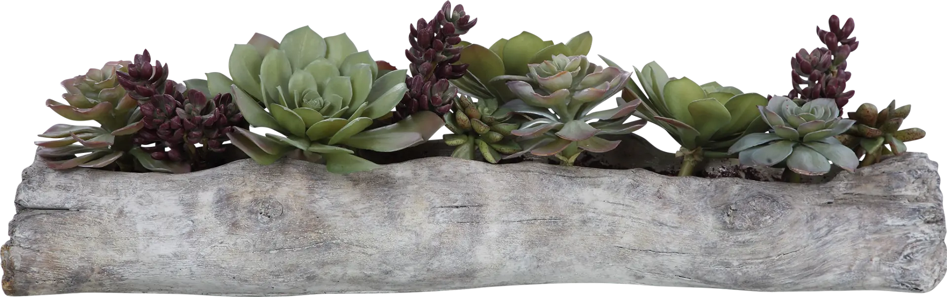Grelot Green Faux Succulents