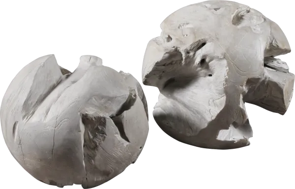 Kilearn Brown Sculpture, Set of 2