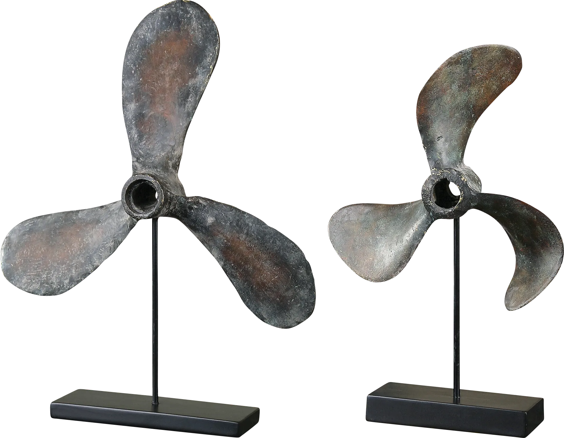 Lomeroy Black Sculpture, Set of 2 - Image 1