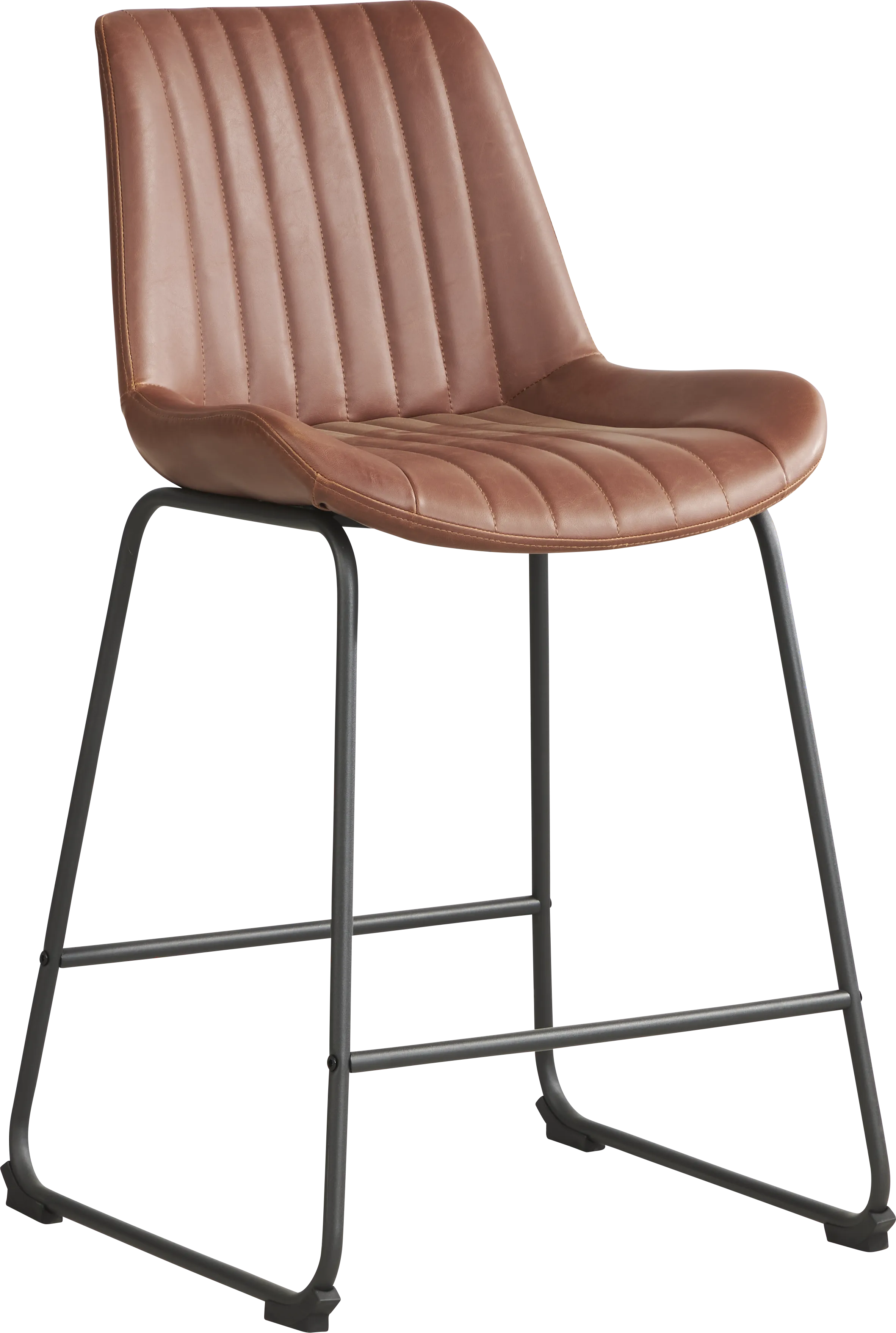 Emlyn Brown Counter Height Stool - Thumbnail - Image 1