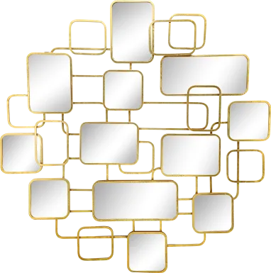 Shiretown I Gold Mirror