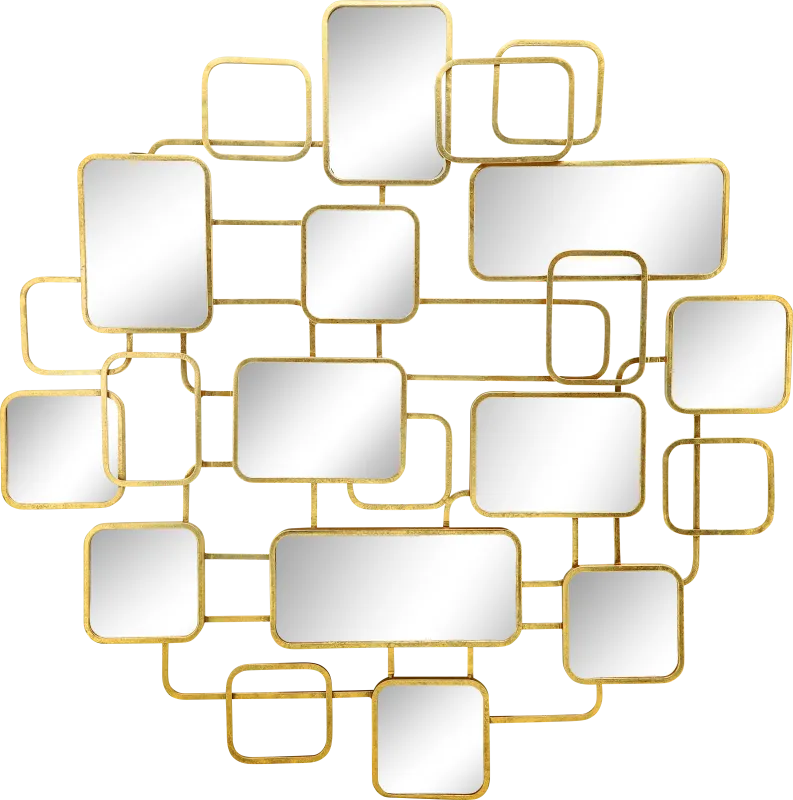 Shiretown I Gold Mirror