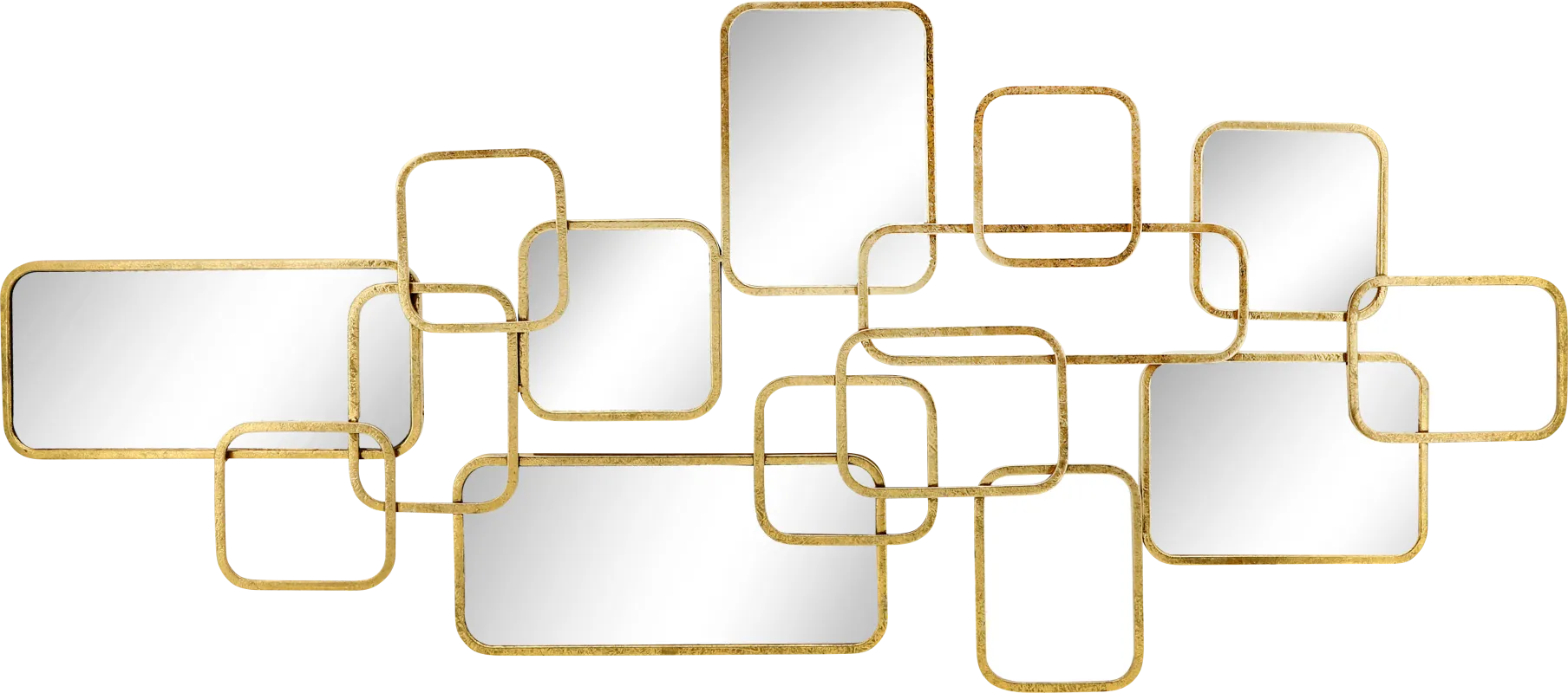 Shiretown II Gold Mirror