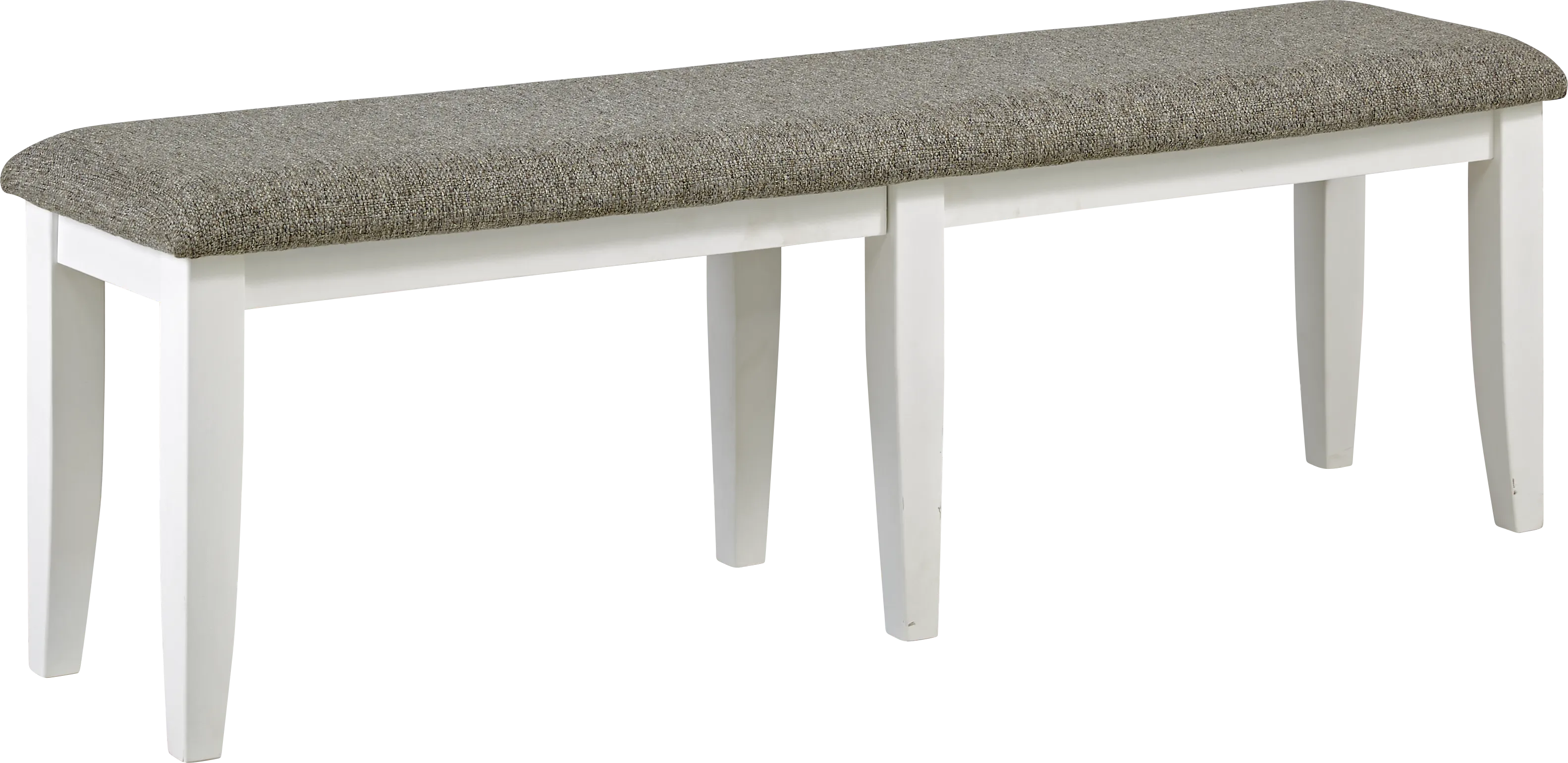 Hilton Head White Dining Bench - Thumbnail - Image 1