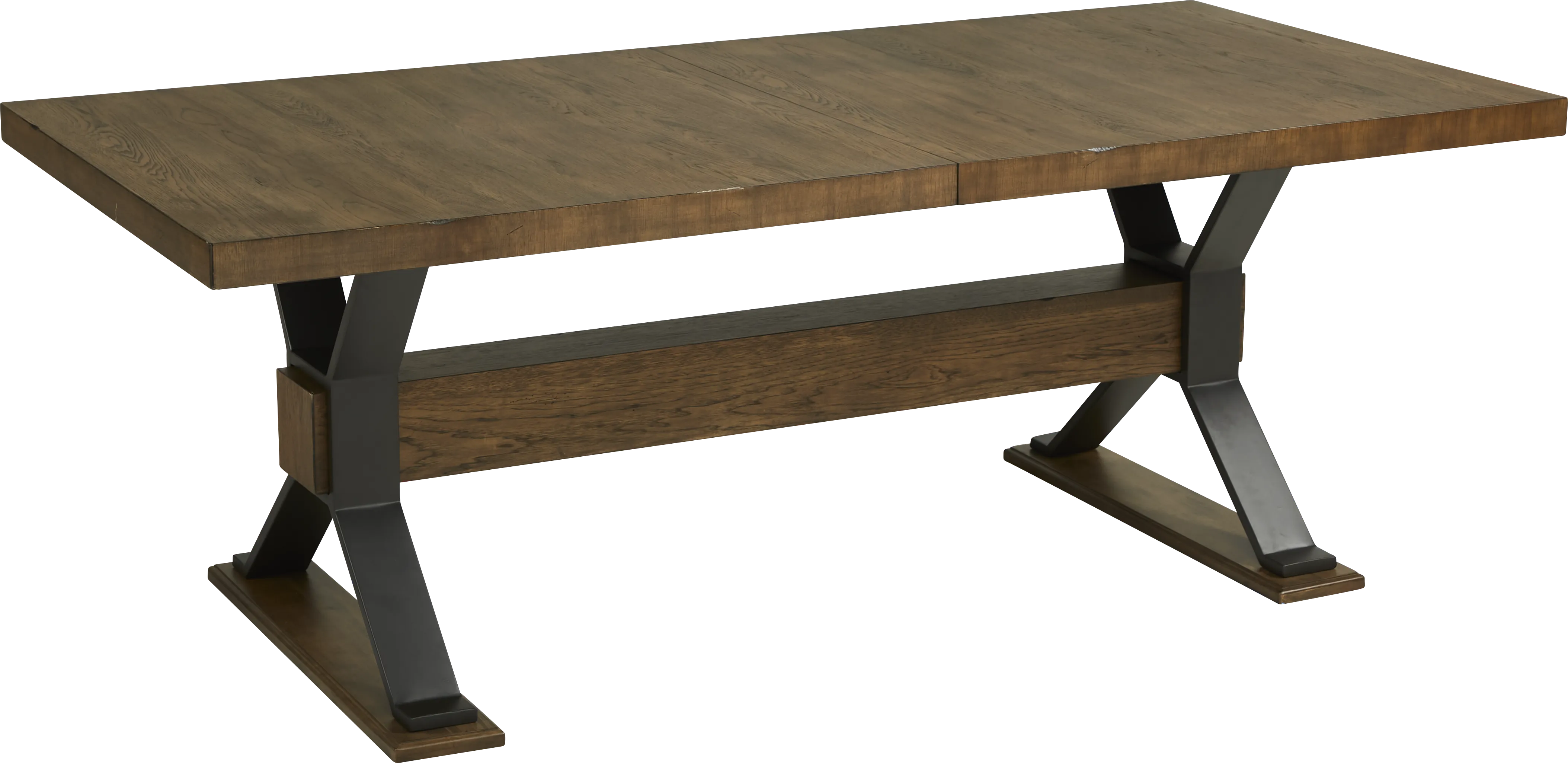 Hazelnut Woods Brown 7 Pc Dining Room with Ladder Back Chairs - Thumbnail - Image 2