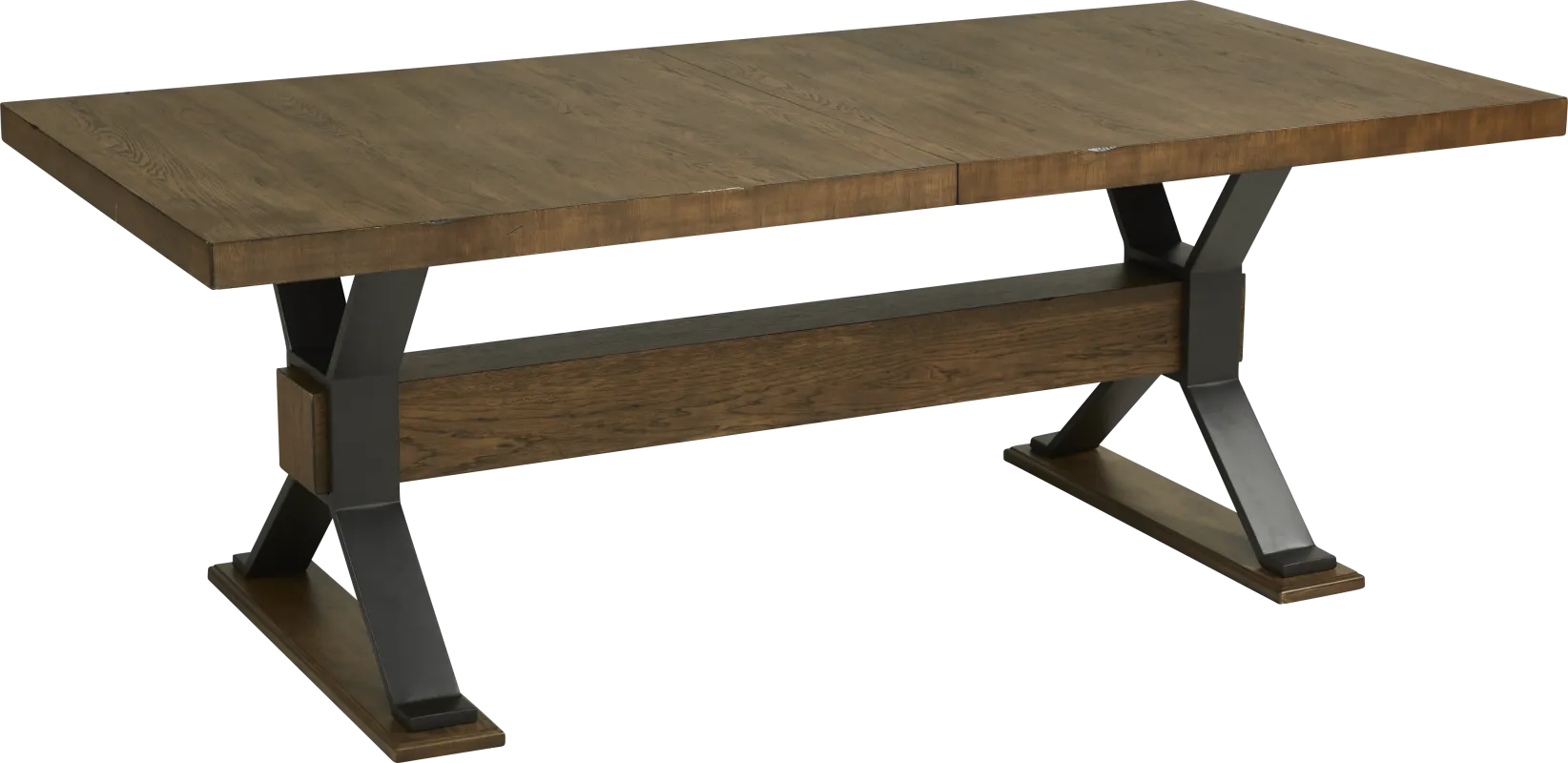 Hazelnut Woods Brown 84-102 in. Dining Table