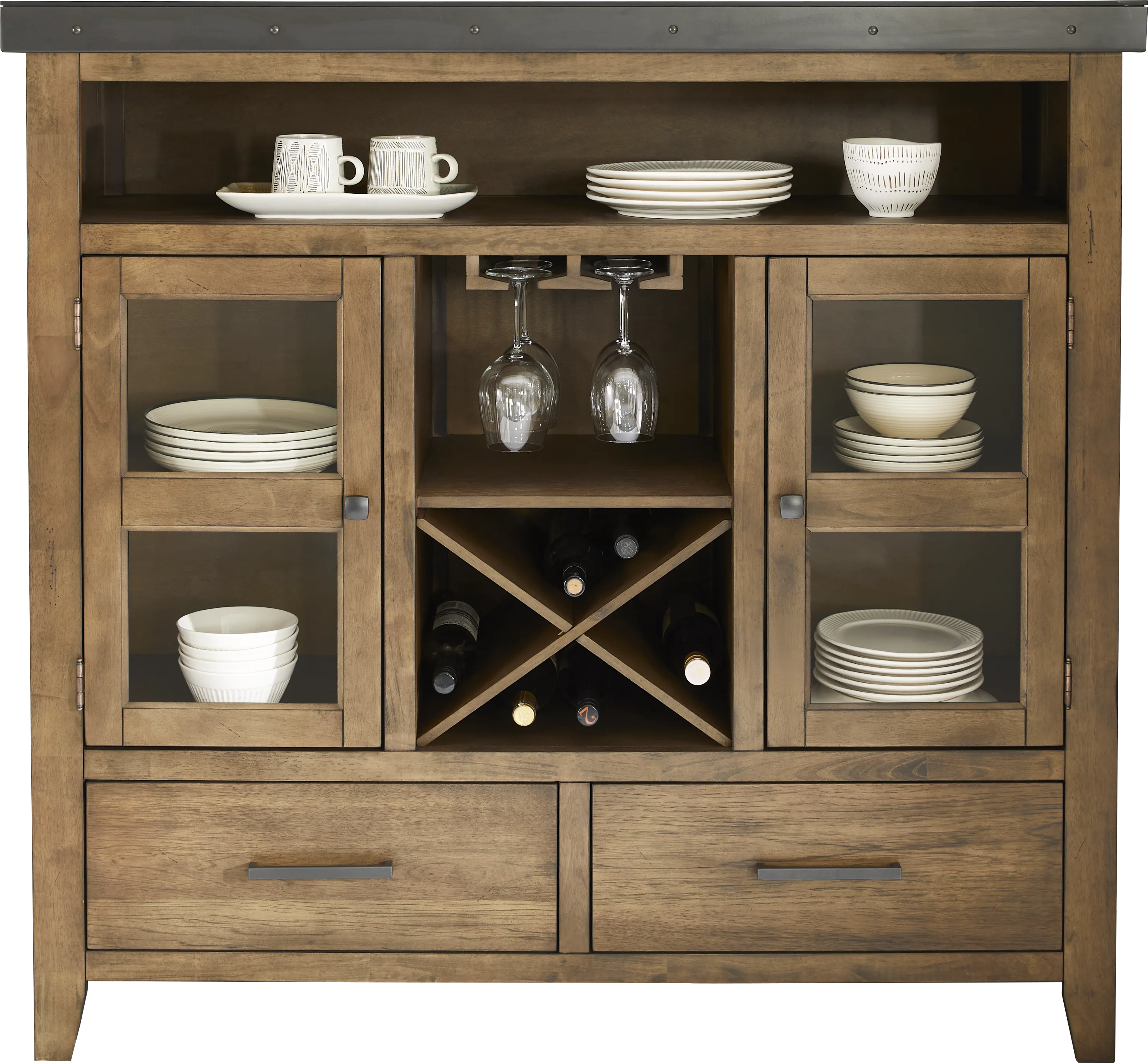 Hazelnut Woods Brown Server - Thumbnail - Image 1