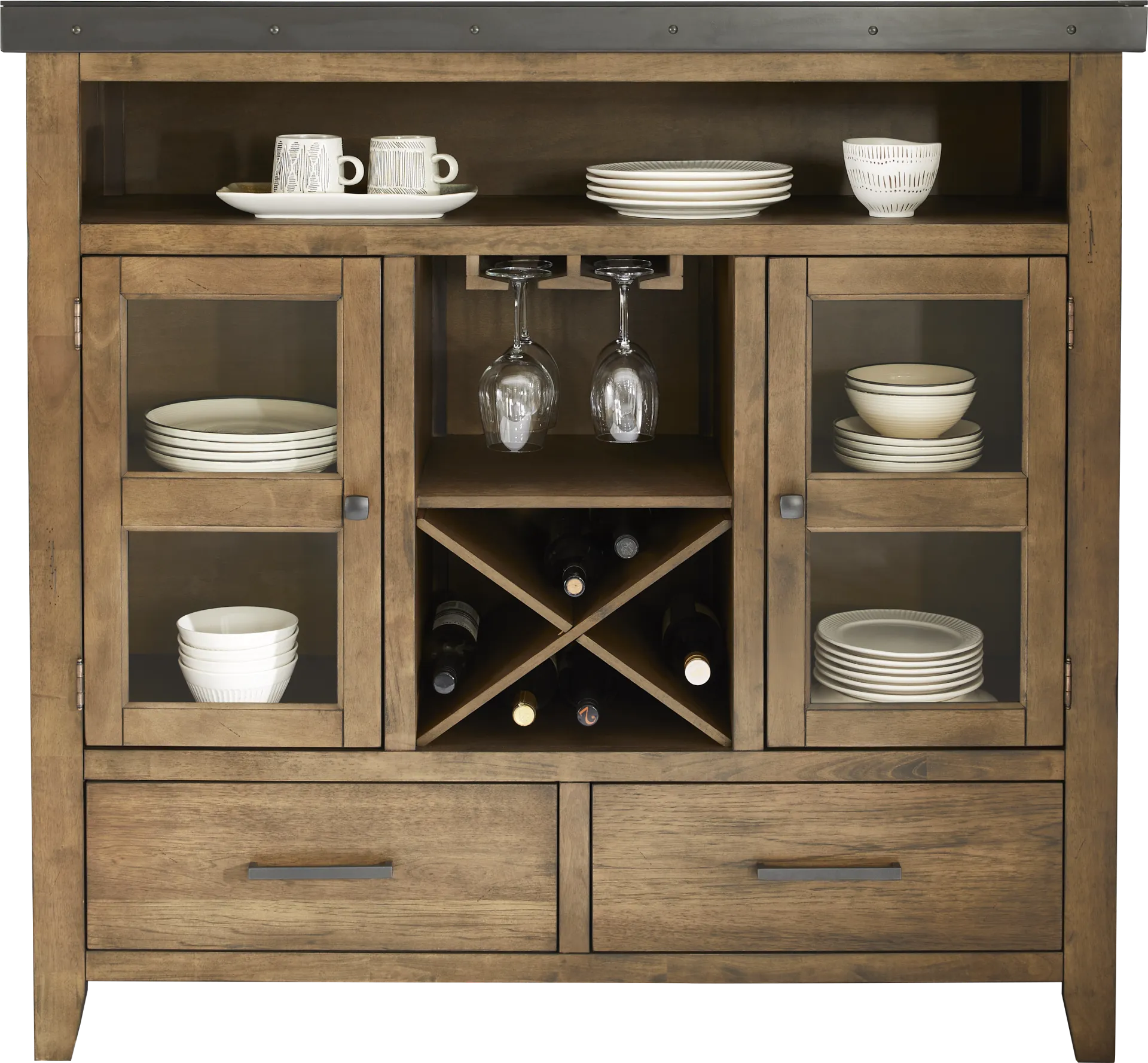 Hazelnut Woods Brown Server - Image 1