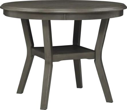 Brookgate Gray Counter Height Round Dining Table