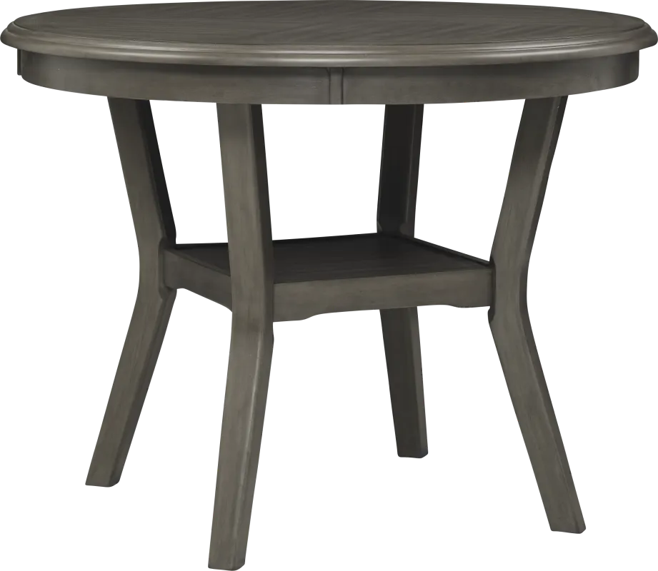 Brookgate Gray Counter Height Round Dining Table
