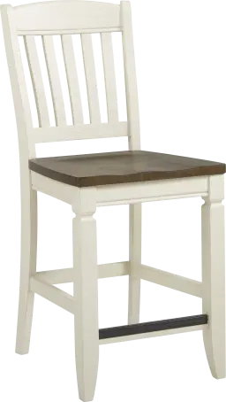 slat back counter height stool