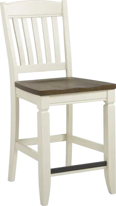 slat back counter height stool