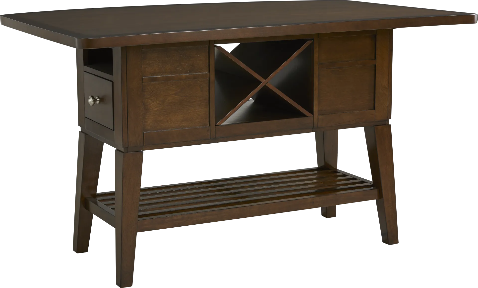 Walstead Place Brown 5 Pc Counter Height Dining Room with Beige Kyoto Stools - Image 2