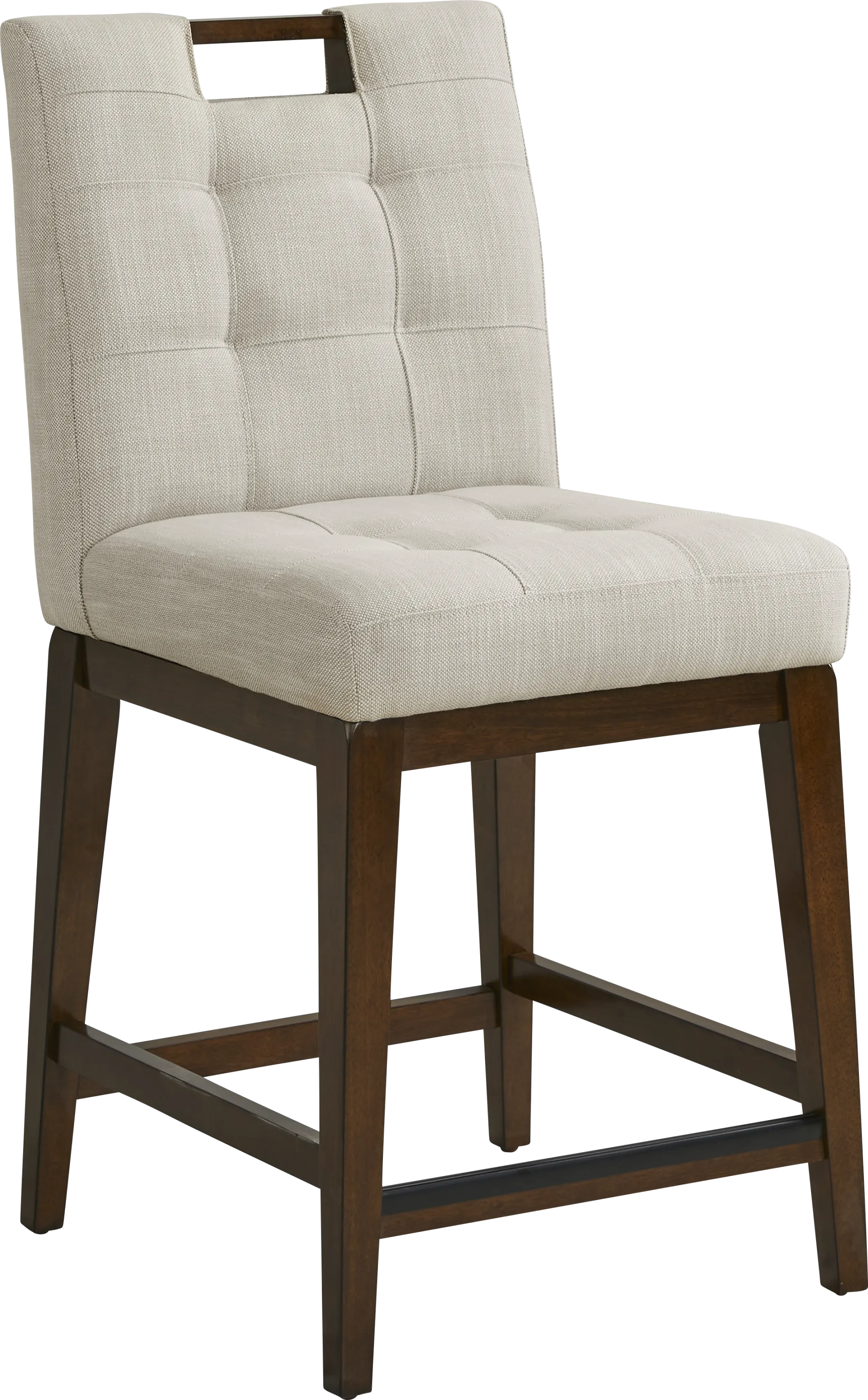 Walstead Place Brown 5 Pc Counter Height Dining Room with Beige Barstools - Image 5