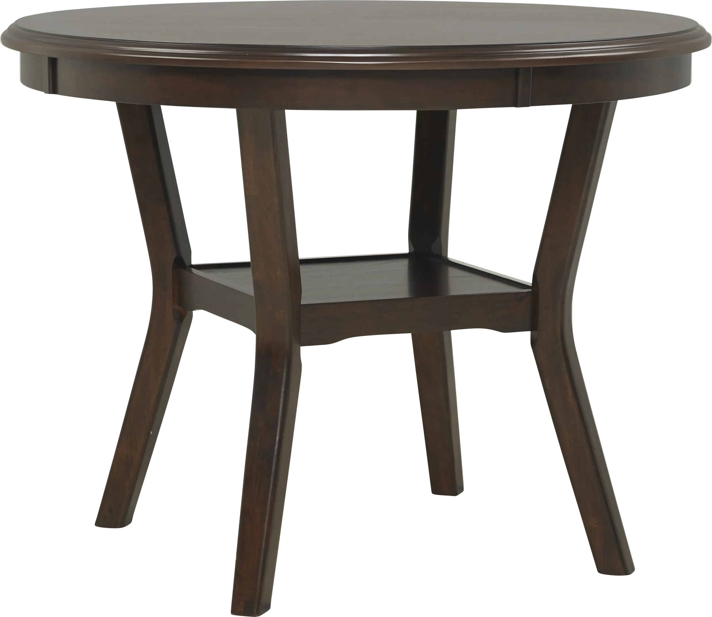 Brookgate Brown Cherry 5 Pc Round Counter Height Dining Set - Thumbnail - Image 2