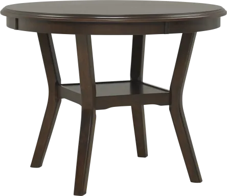 Brookgate Brown Cherry Counter Height Round Dining Table