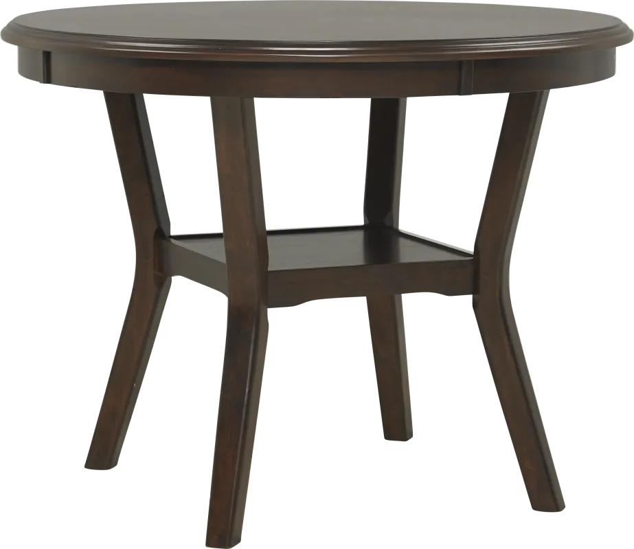 Brookgate Brown Cherry Counter Height Round Dining Table