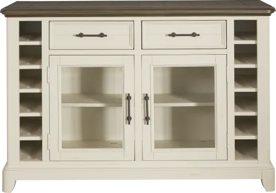 Country Lane Antique White Server