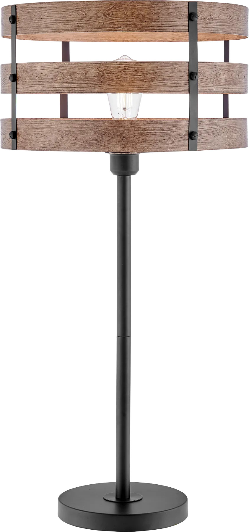 Quaylo Cove Black Lamp - Image 1