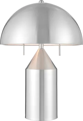 Fowler Bend Nickel Lamp