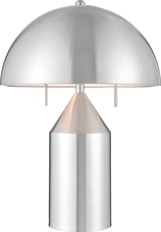 Fowler Bend Nickel Lamp