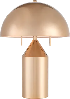 Fowler Bend Gold Lamp