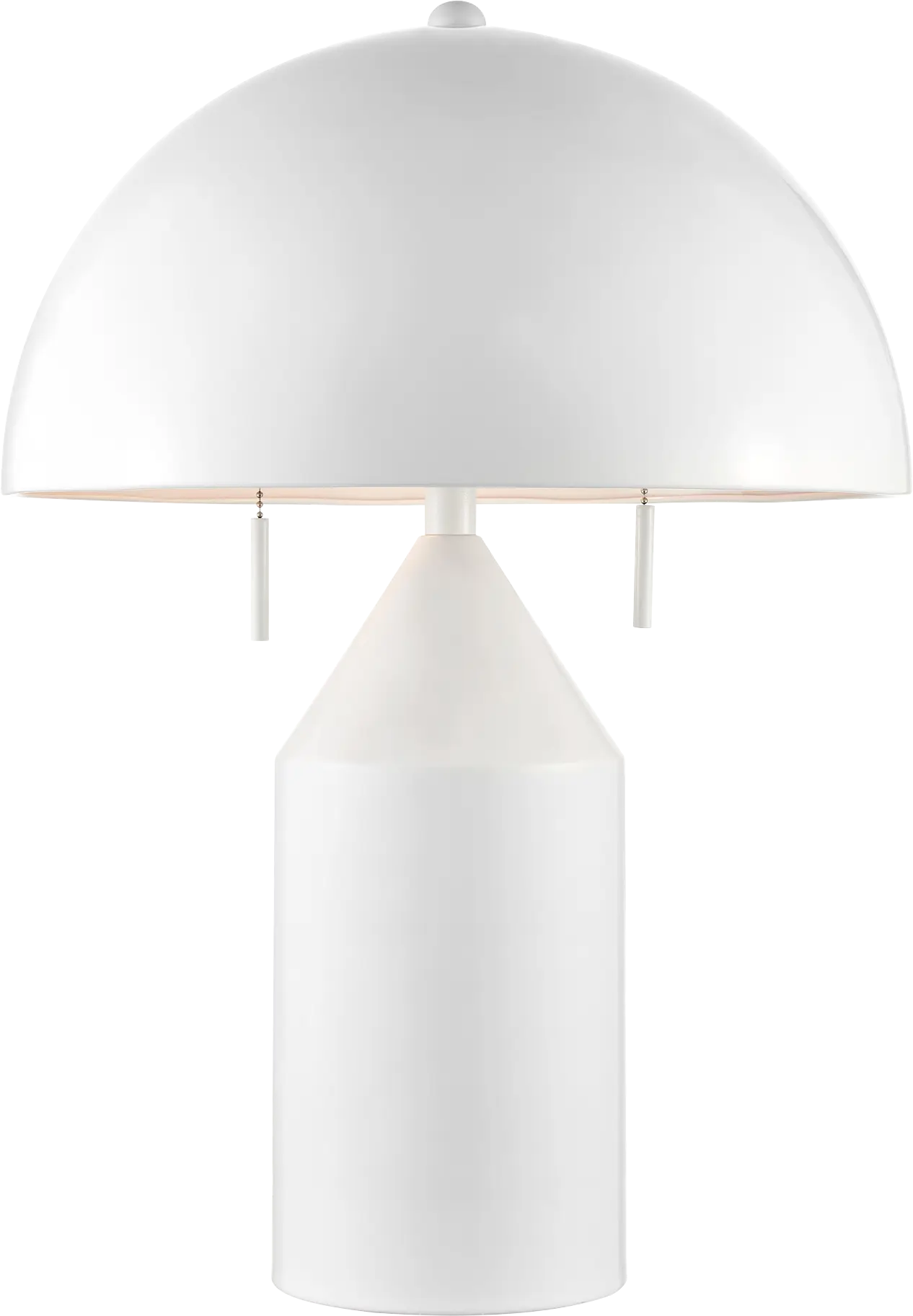 Fowler Bend White Lamp