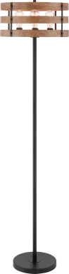 Quaylo Cove Black Floor Lamp