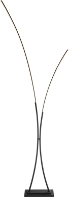 Salzedo Isle Black Floor Lamp