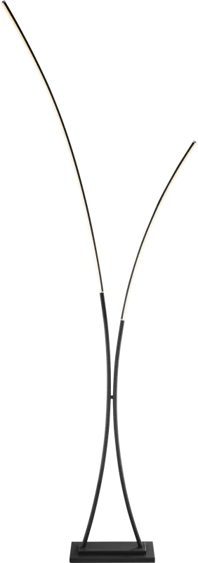 Salzedo Isle Black Floor Lamp