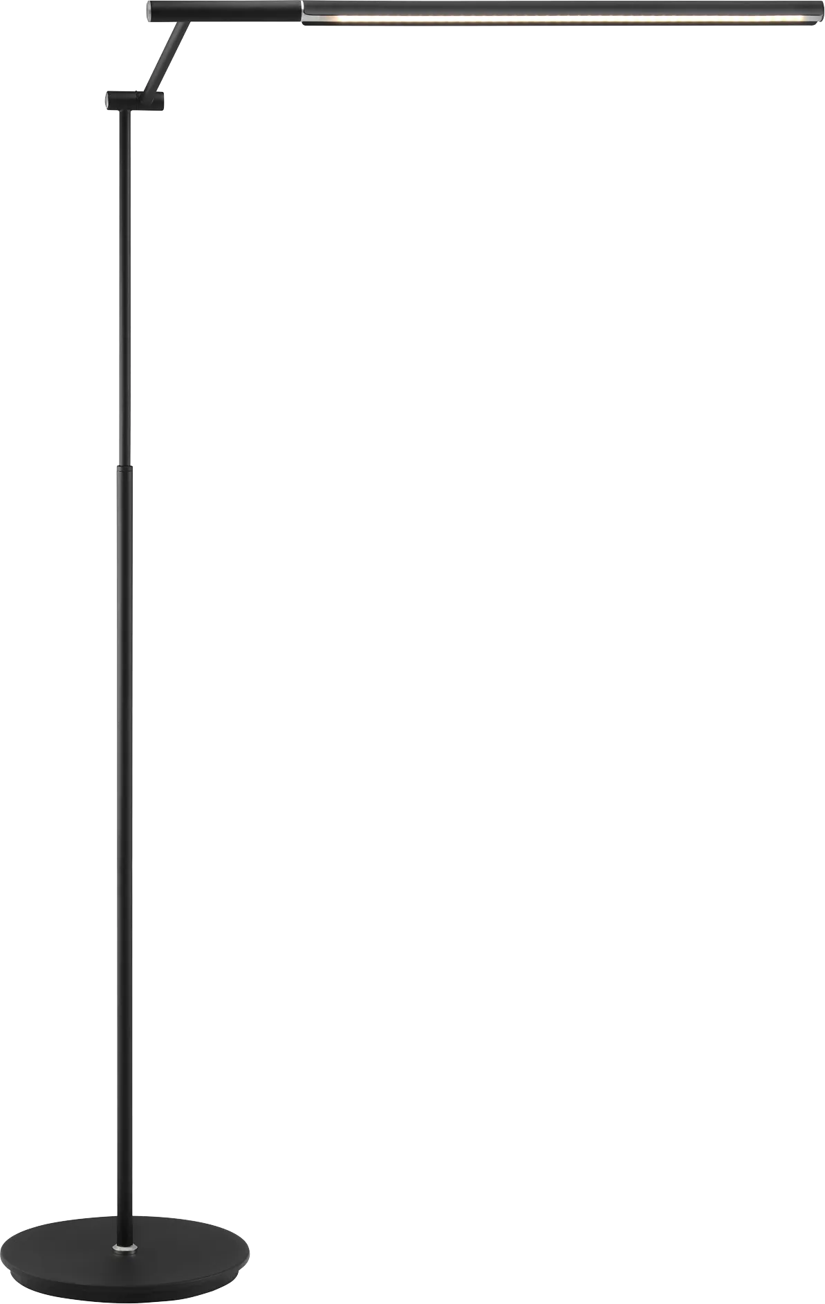 Uryno Road Black Floor Lamp