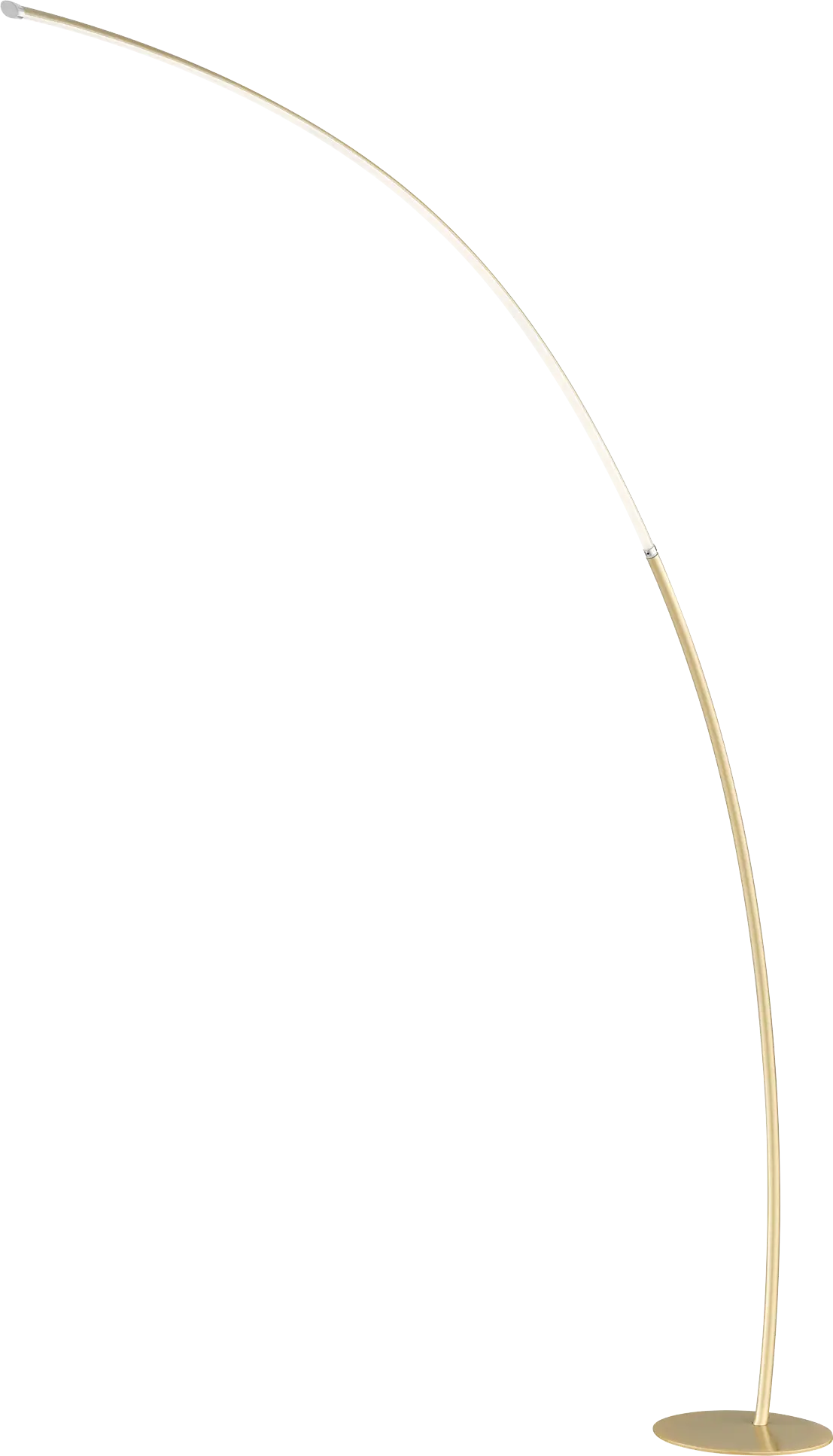 Crescentt Gold Floor Lamp