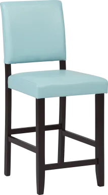 Sunset View Blue Counter Height Stool