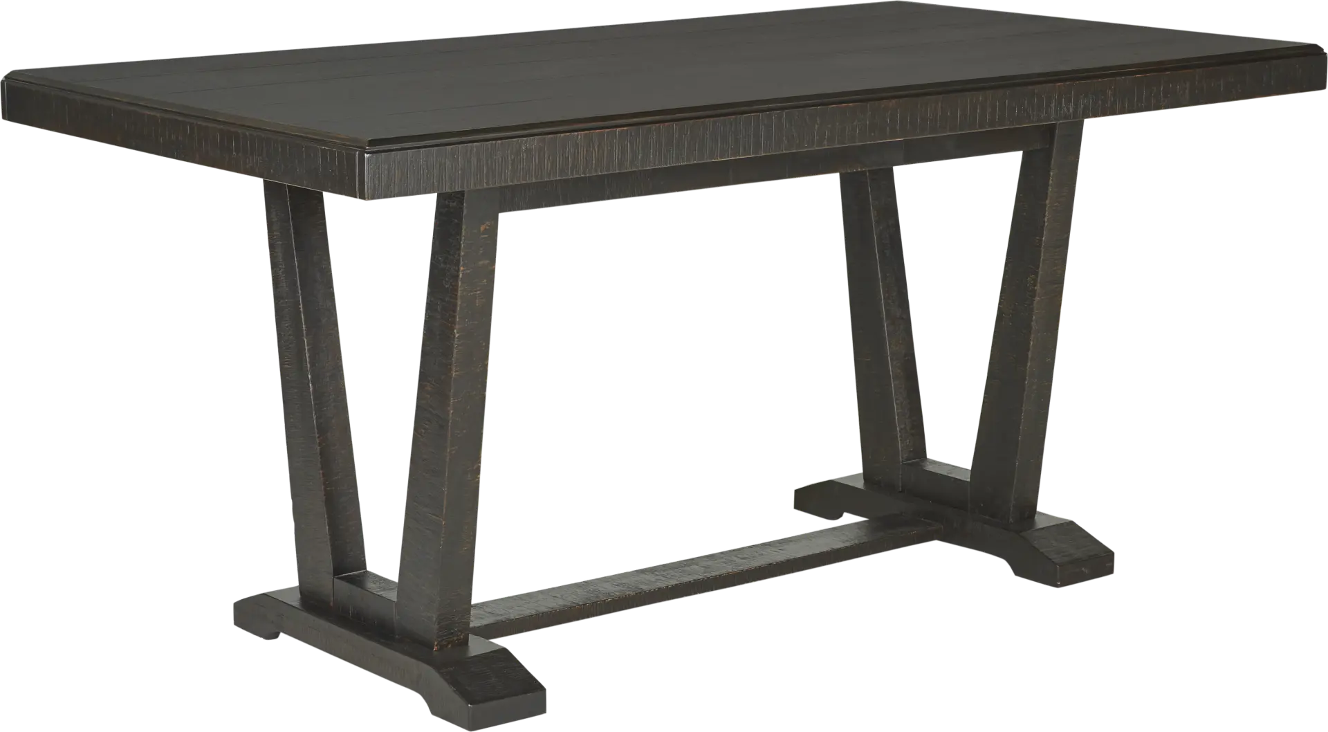 Hill Creek Black Rectangle Counter Height Dining Table
