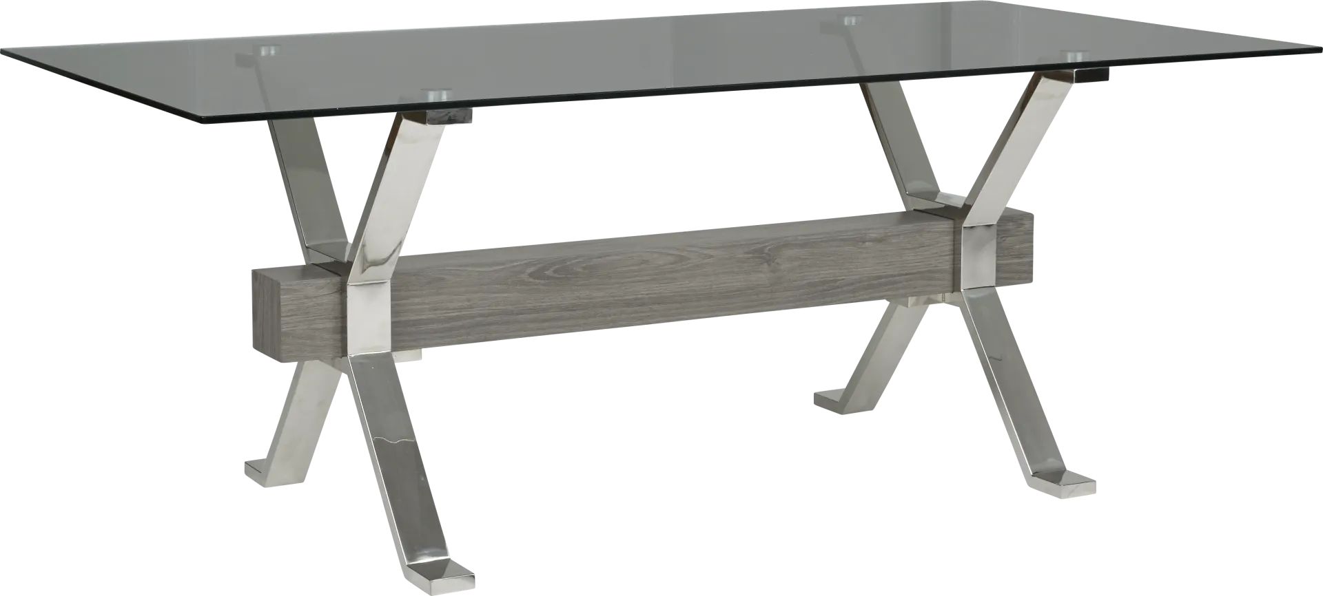 Wyndhall Chrome Rectangle Table - Image 1