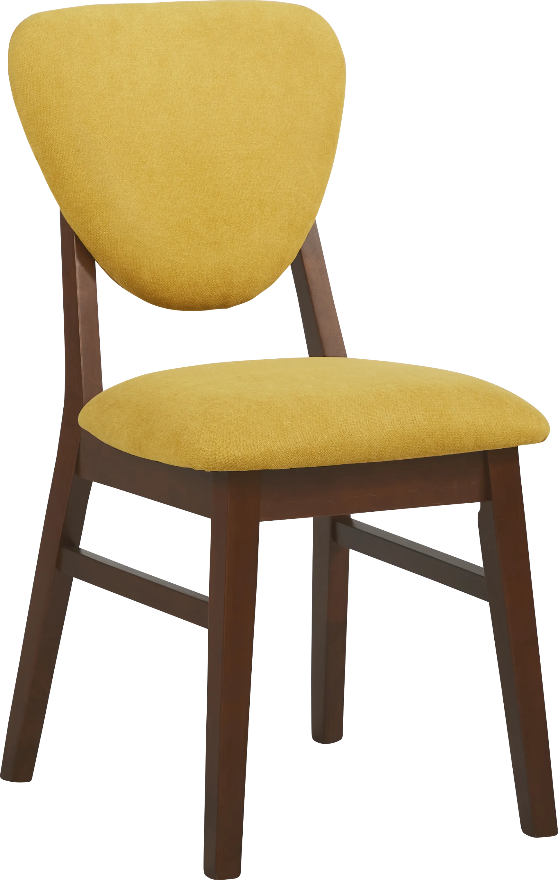 Melodina White 4 Pc Dining Room with Yellow Chairs - Image 5