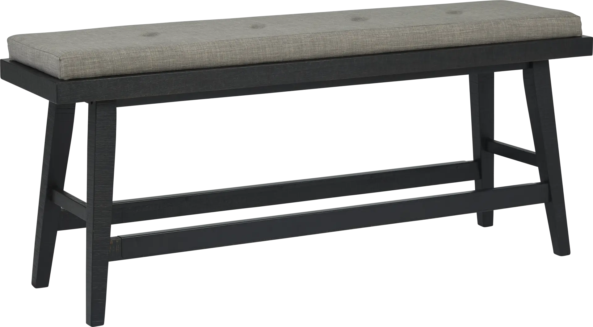 Hill Creek Black Counter Height Bench