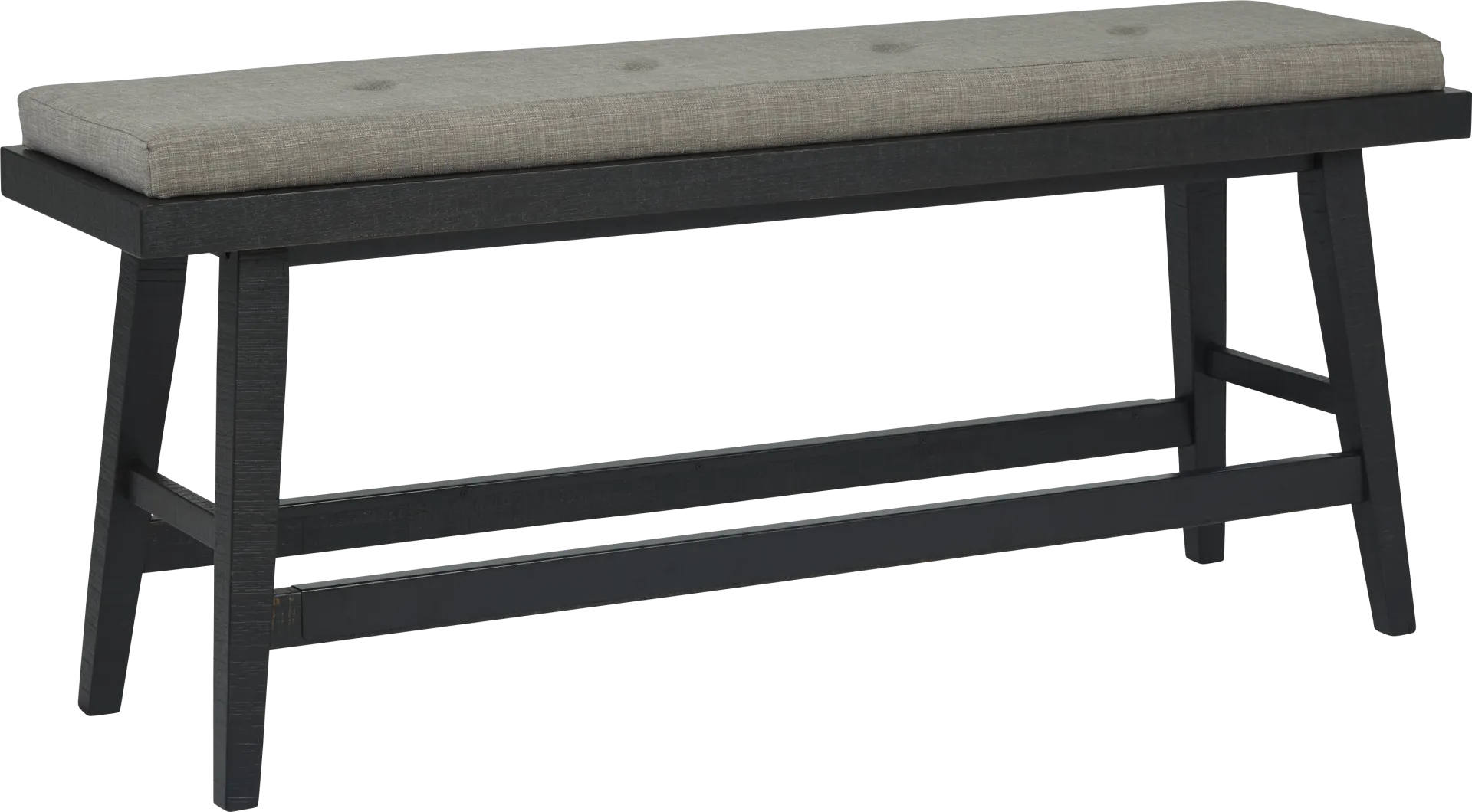 Hill Creek Black Counter Height Bench - Image 1
