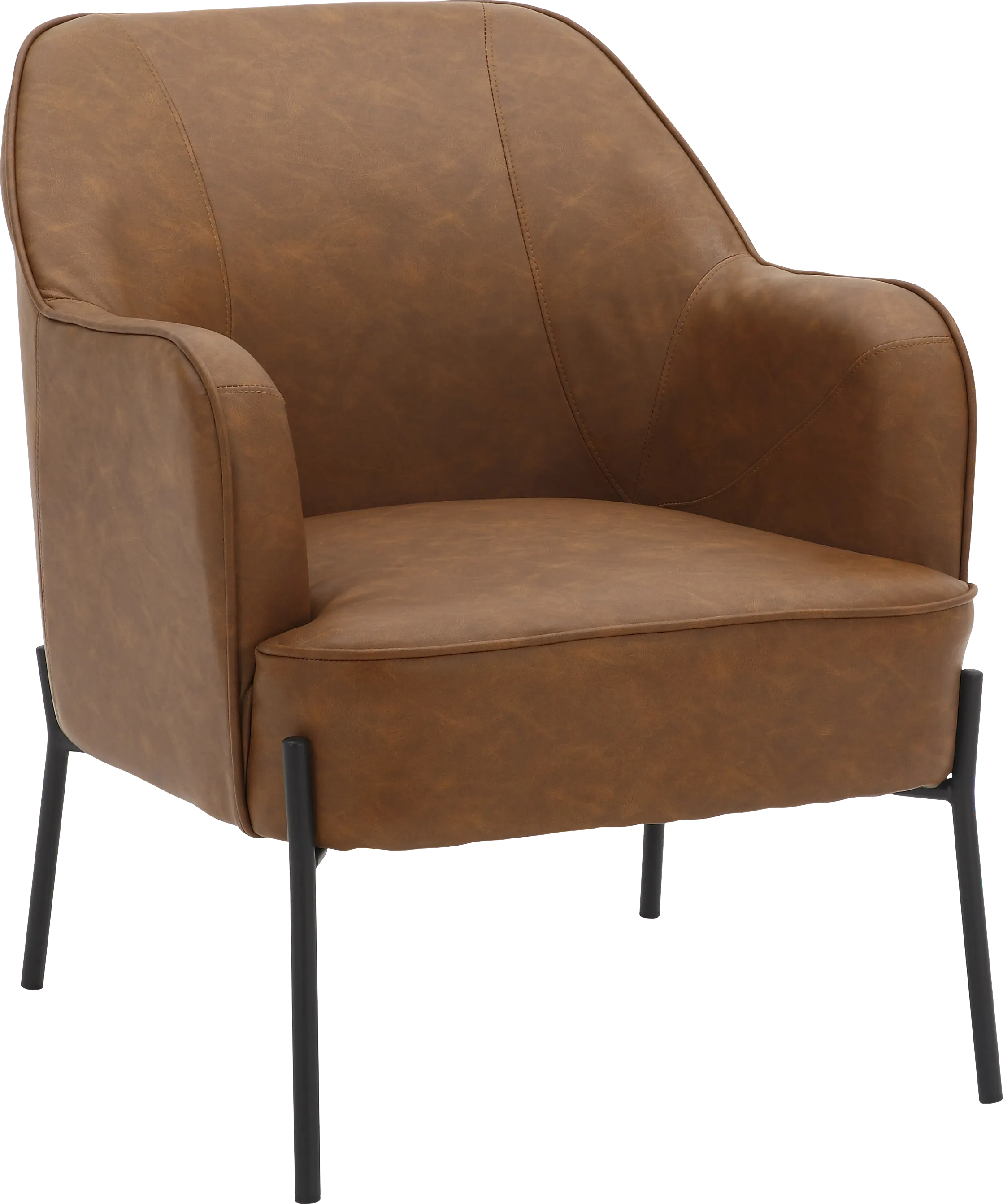 Eastchase Camel Accent Chair - Thumbnail - Image 1