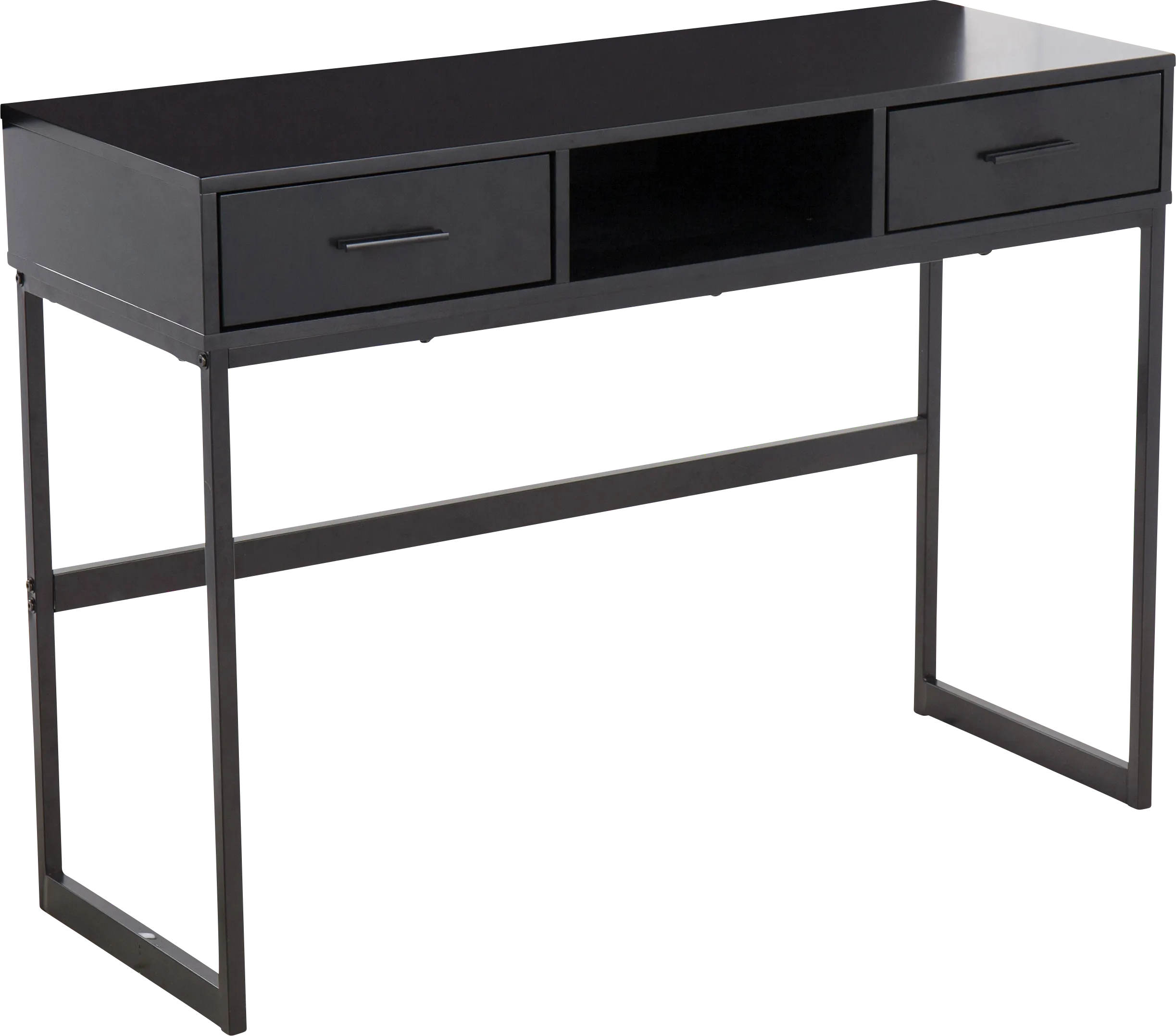 Leneva Black Sofa Table - Thumbnail - Image 1