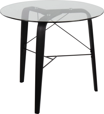 Pinebark Black Dining Table