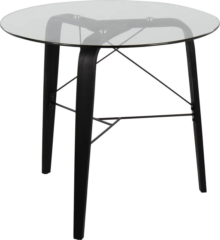 Pinebark Black Dining Table