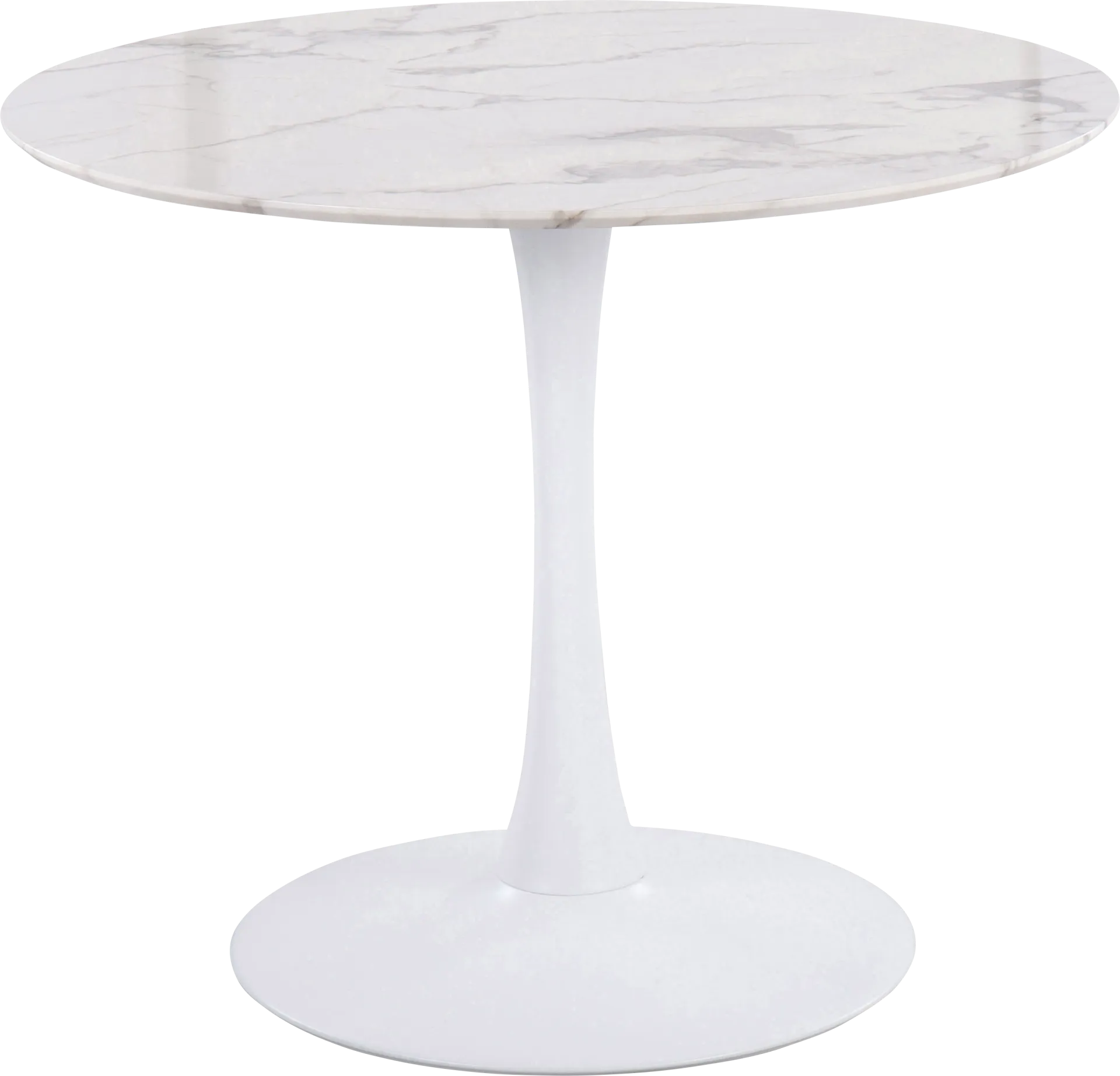 Mulroy White Marble Dining Table - Image 1