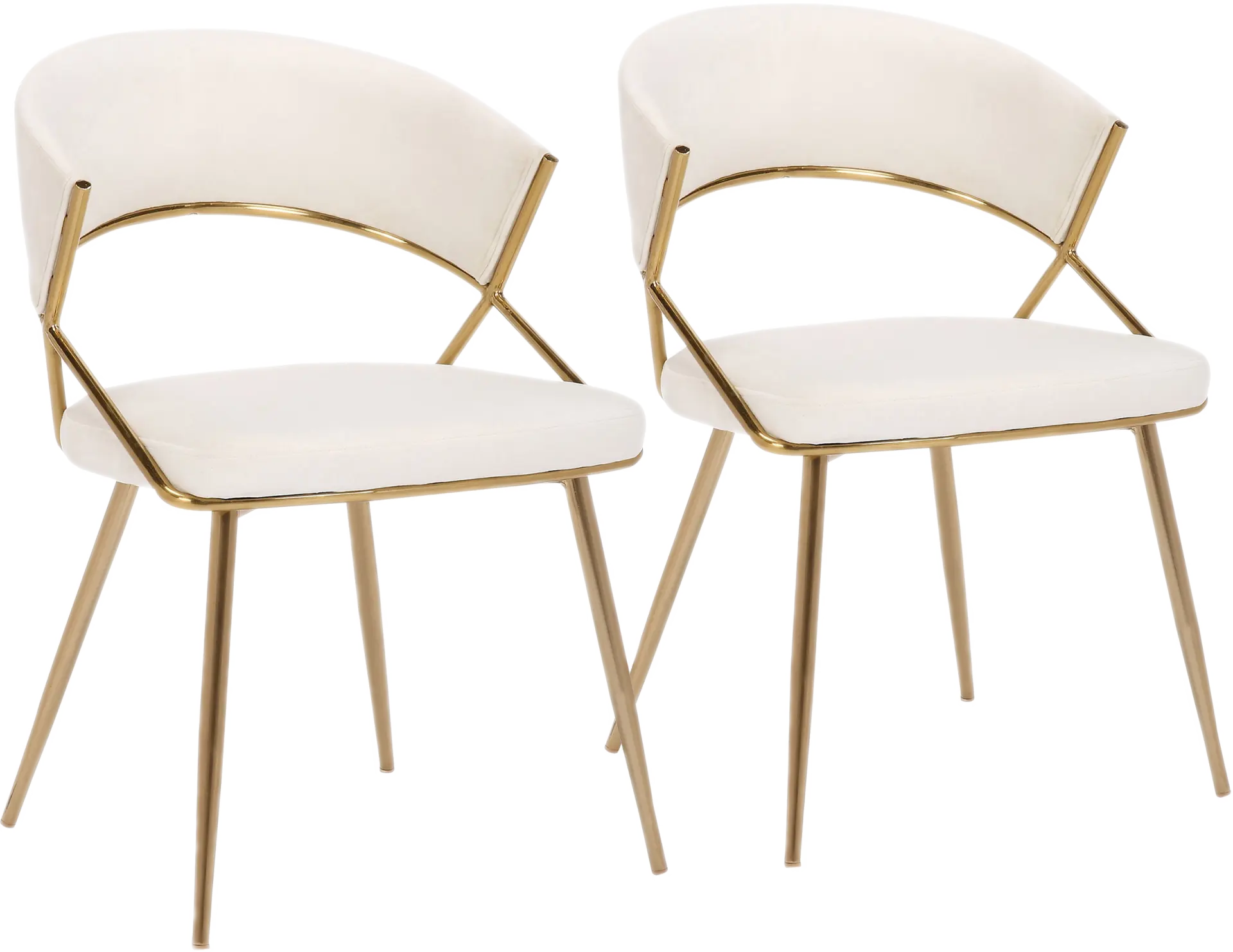 Reverrend Cream Side Chair, Set of 2