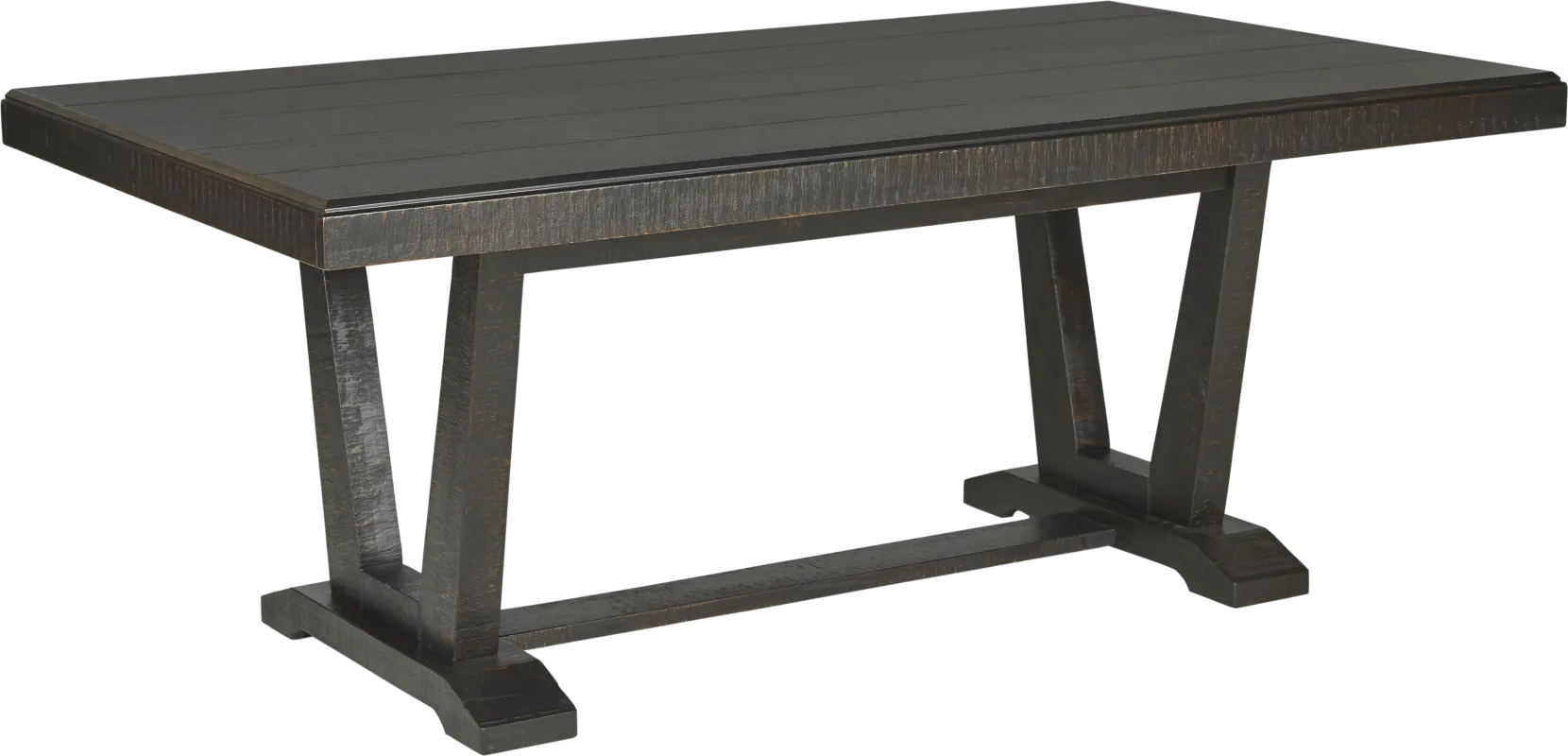 Hill Creek Black Rectangle Dining Table